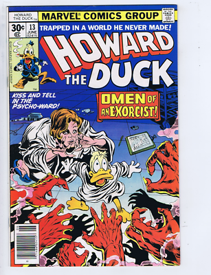 Howard the Duck #13 Marvel 1977 Omen of an Exorcist ! 1st full
