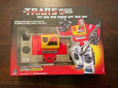 TRANSFORMERS G1 BLASTER Walmart Exclusive Autobot Reissue 2020 MISB - NEW!!!