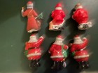 CHRISTMAS SANTAS -GROUP OF SIX DIFFERENT  SANTAS INCLUDING A FIREMAN & POLICEMAN — photo 2