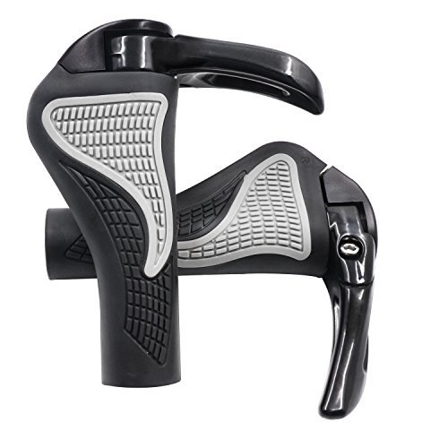 Bike Grips Rubber Ergonomic Design With Handlebar Ends Fits Mountain Mtb Bike Bi Bike Grips Rubber Ergonomic Design With Handlebar Ends Fits Mountain Mtb Bike Bi