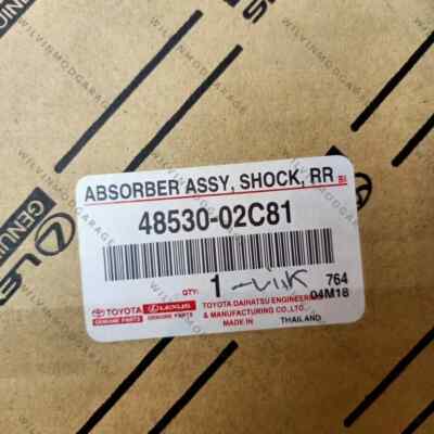 Genuine OEM RR Shock Absorber Assy 4853002C81 Fit 2013-2018 Toyota