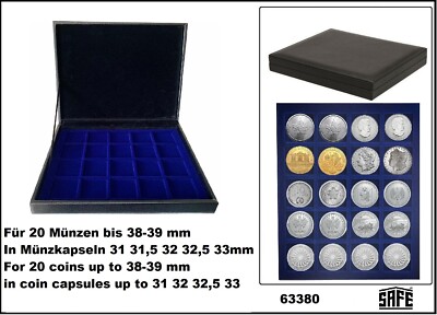 Münzkassetten Wiener Philharmoniker 100 Euro Gold Silber SAFE 63380 Nova deluxe
