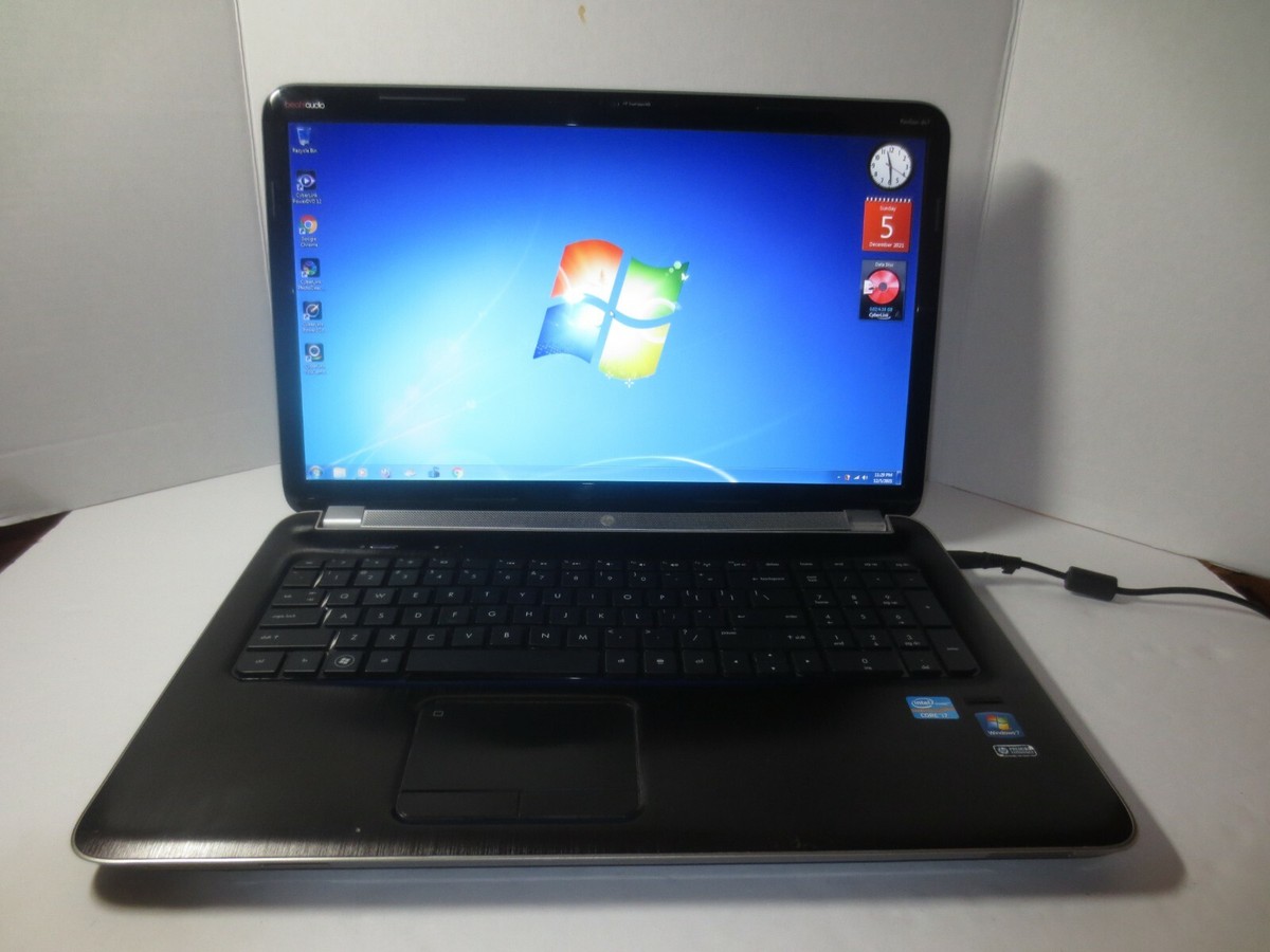 HP PAVILION DV7-6135DX CORE i7-2670QM@2.2GHz 8GB RAM 750GB HDD