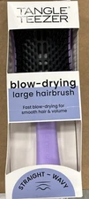 Tangle Teezer LILAC Cloud LARGE  Vented Blow Dry Drying Hairbrush Straight Wavy