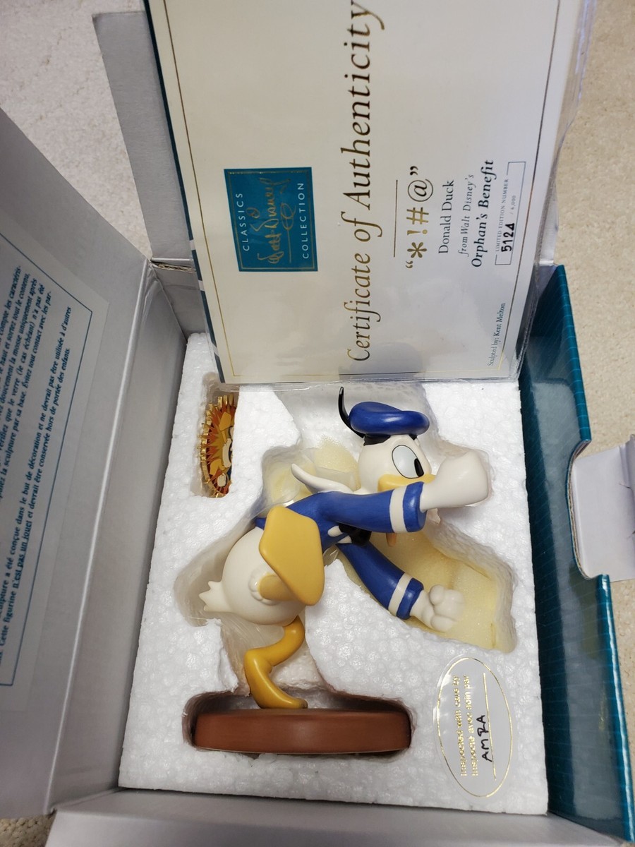Walt Disney Classics- Feisty Donald-New in Box w/COA #1232532 | eBay