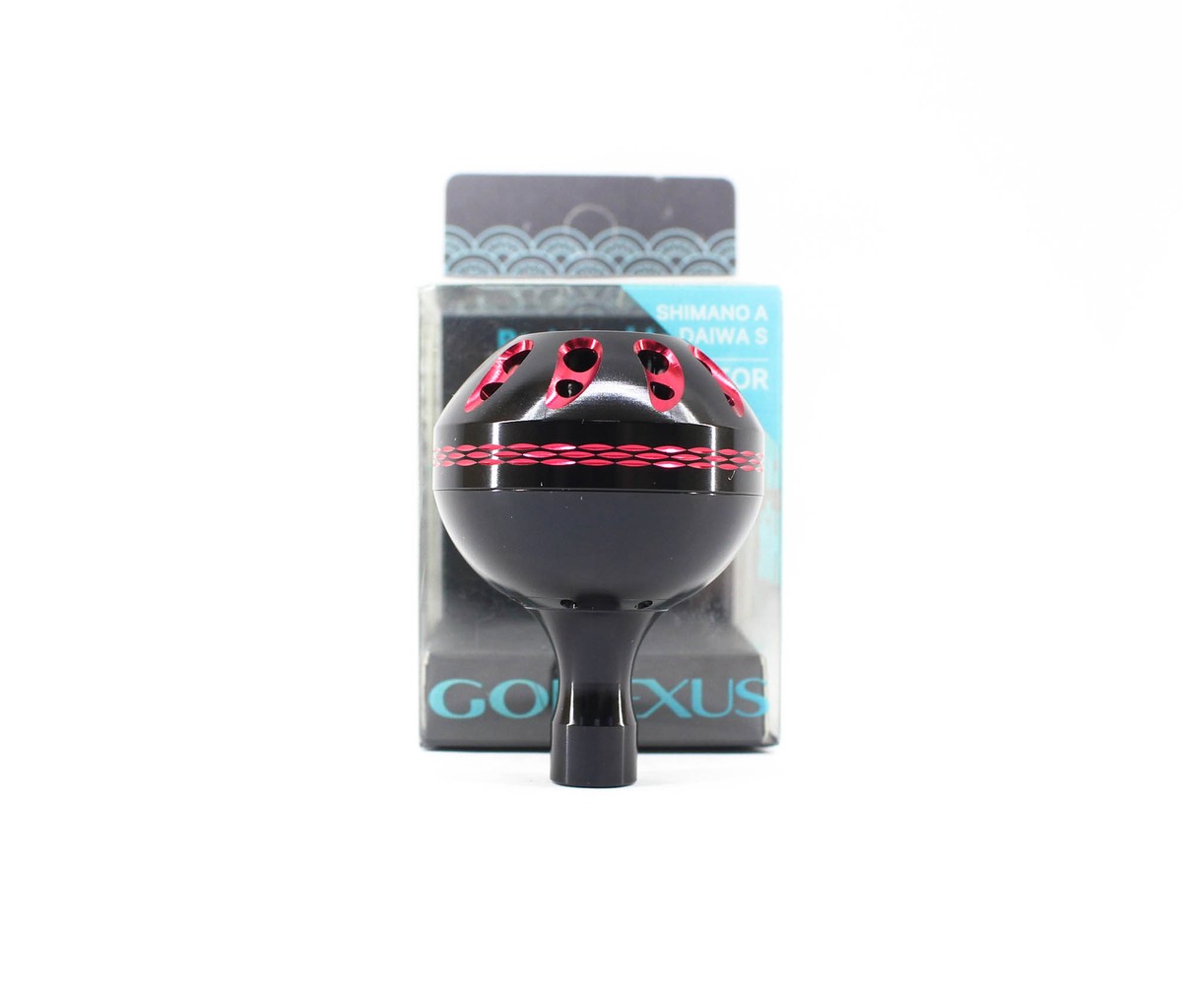 Bouton De Manivelle Gomexus 41mm Noir Et Or - Compatible Moulinets