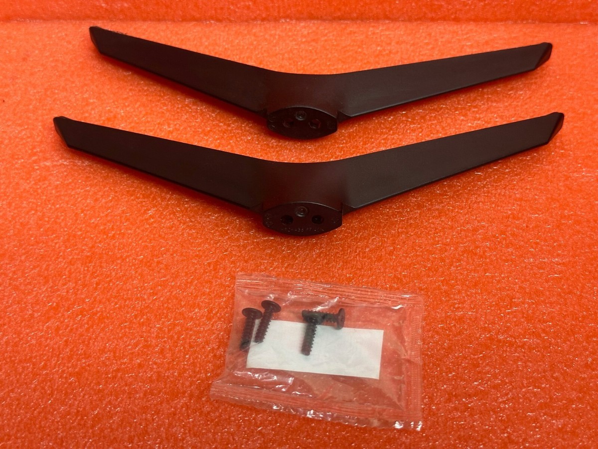 Vizio D40F-J09 BASE STAND LEGS pair set (with 4 screws) PC+ABS FR
