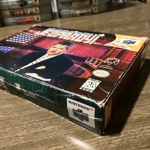 Jeopardy Nintendo 64 N64 Cartridge Inserts Box Tested and Working Authentic Game - Picture 5 of 13