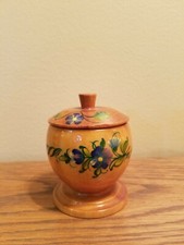 Hand Painted Wooden Trinket Dish