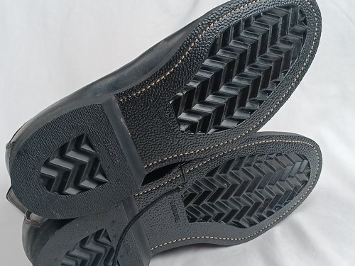 Addison Shoe Company Hombres Botas de Combate Militares Cuero Negro Talla 8 W Nuevas - Imagen 12 de 12