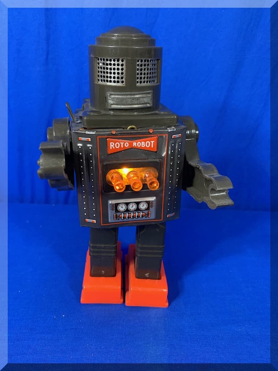 1960s HORIKAWA ROTO ROBOT - BATTERY OPERATED - SH MADE IN 1960s HORIKAWA ROTO ROBOT - BATTERY OPERATED - SH MADE IN