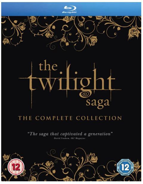 THE TWILIGHT SAGA COMPLETE COLLECTION 5 DISC BOX SET BLU-RAY RB
