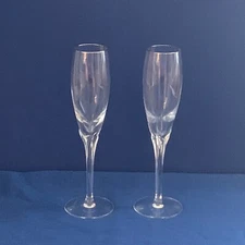 Lenox Crystal ERIN Fluted Champagne Glass 9 1/4" Set of 2 - second mark