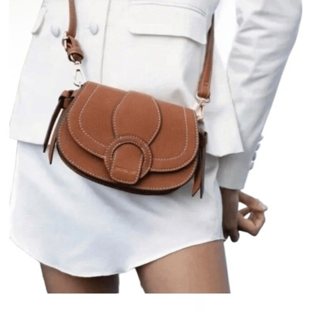 NWT Rachel Zoe Edessi 200 Brown Crossbody Belt Waist Bag