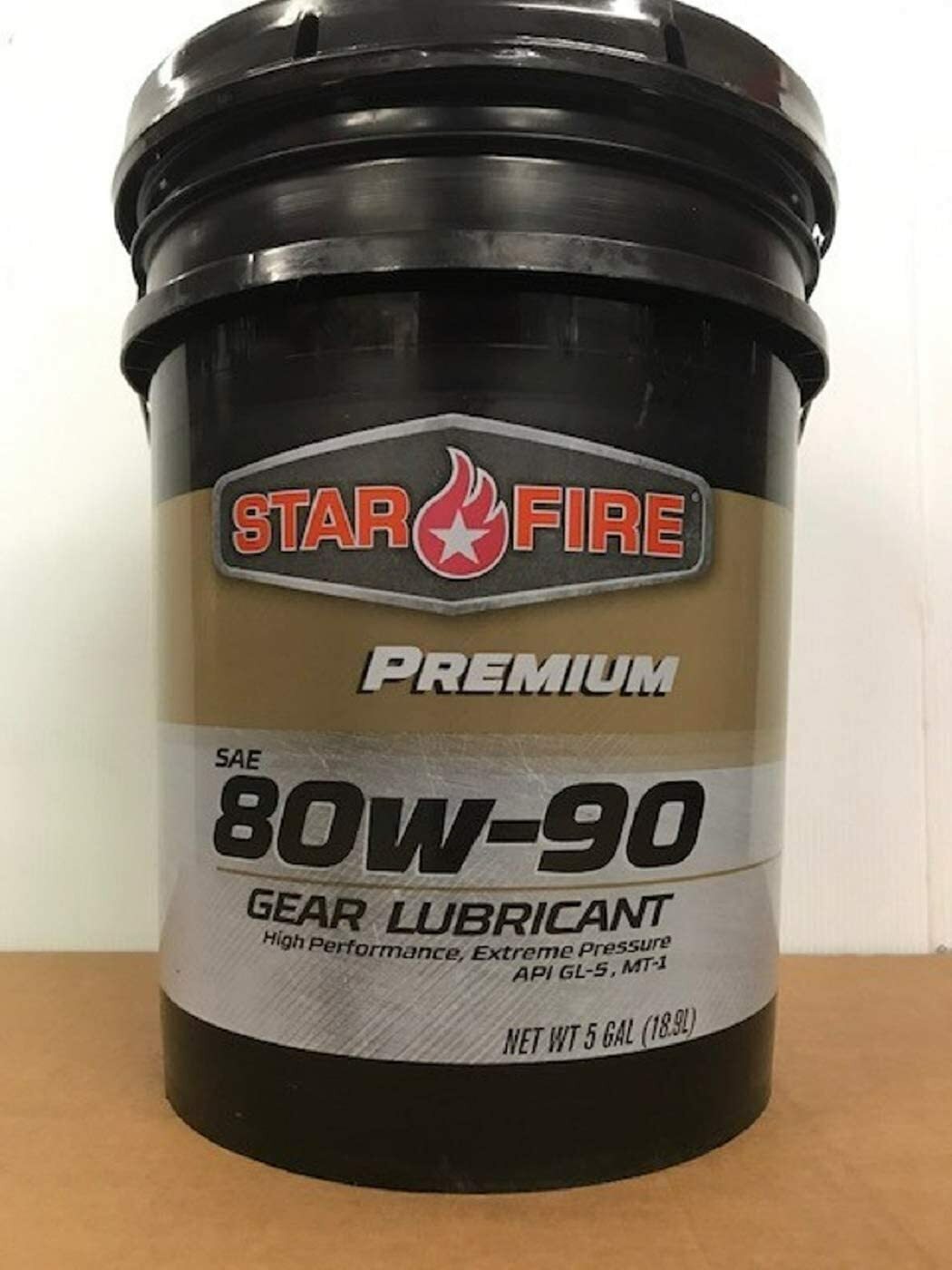 Star Fire Premium Lubricants SAE 80W90 GL-5 Gear Oil-5 Gallo