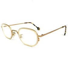 Vintage la Eyeworks Eyeglasses Frames SANGER 121M452 Gold Nude Square 40-20-130