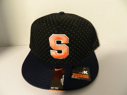 Syracuse Orange SU Black Hat Nike ADult size Cap SNAP BACK DNA True Basketball - Picture 5 of 8