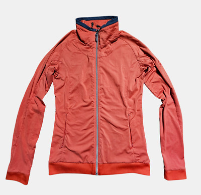 Sunice Full Zip Jacket Sport Super Lite Golf Womens S Orange Polyester Blend