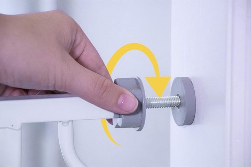 Easy Step 38,5 Zoll breites durchgehbares Babytor, enthält 6 Zoll Erweiterungsset, Pre - Bild 4 von 8
