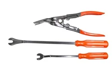 Clip Upholstery Removal Tool Door Panel Fastener Pin Pliers Puller Set of 3pcs