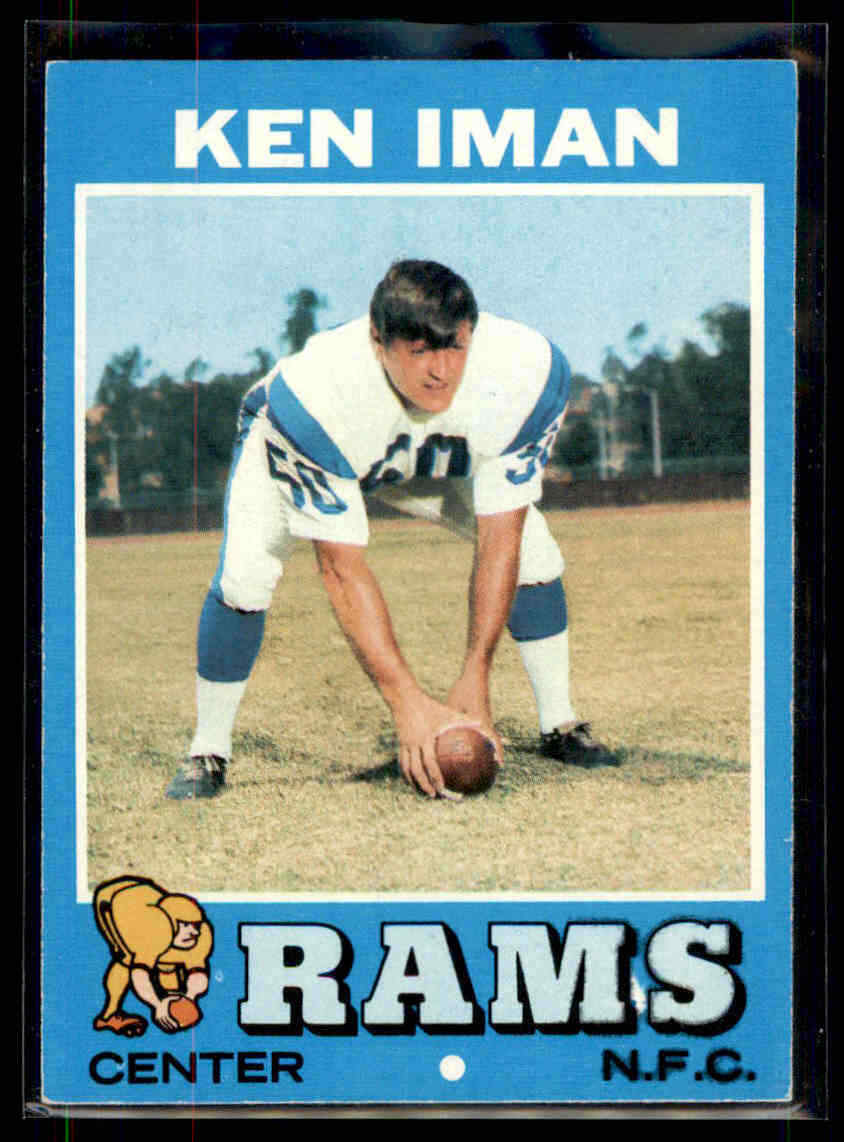 1971 Topps Ken Iman RC #68 Los Angeles Rams