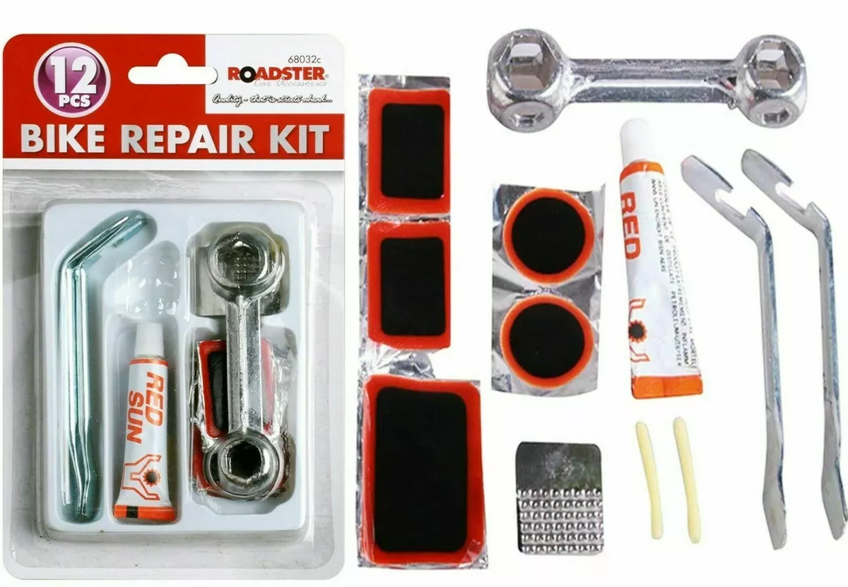 12pack BIKE REPAIR KIT Bicycle Cycle Inner Tube Puncture Tyre