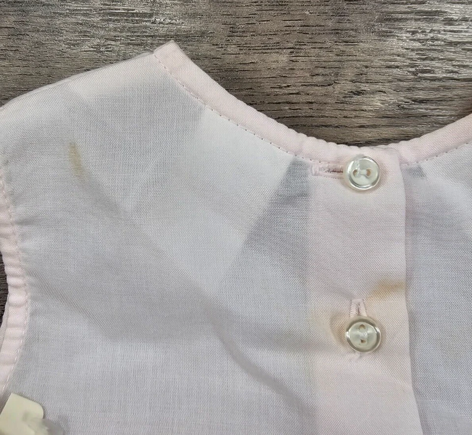 Ropa Bebé Niña Nuevo Vestido Sarah Louise 3 Meses Rosa Pálido Foto 4 de 4