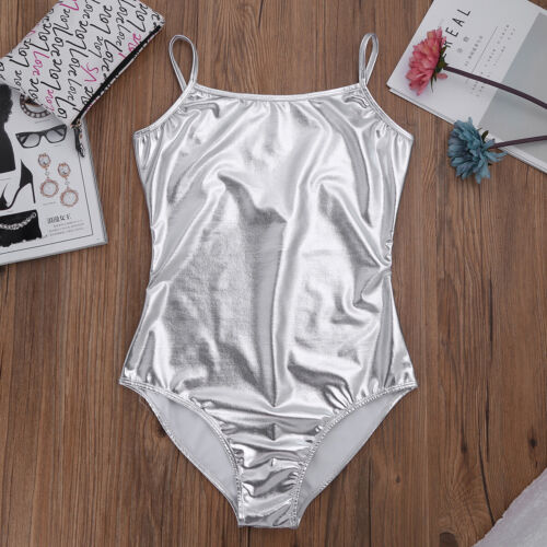 Mujeres Ropa de Baile Competición Leotardo Adultos Vestido Brillante Baile Disfraz Malla - Imagen 67 de 67