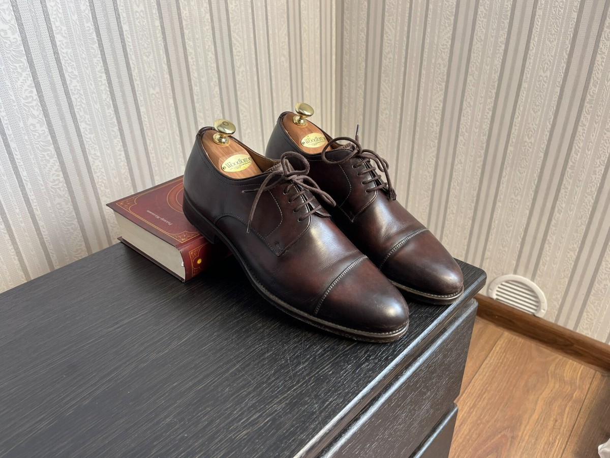 Magnanni Dark Brown Leather Derby Magnanni - Thiago Brown Burnished Leather Derby Shoe main image 2