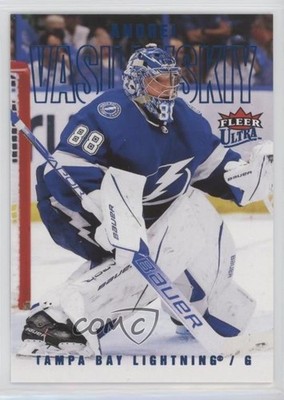 2021-22 Upper Deck Fleer Ultra Blue Foil 250/399 Andrei Vasilevskiy #59 b3q