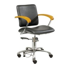 Comair Hairdressing Chair London Black Model C Brown Furniture