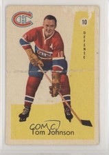 1959-60 Parkhurst Tom Johnson #10 HOF 0as4