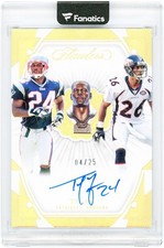 Ty Law Patriots Signed 2024 Panini Flawless Holo Gold Career #CP-TLW #4/25 Card