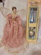 Vintage 12" Tree Toppers: Copy Cats Angel & Glass Christmas Classics Ornament