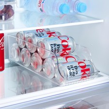 OHS Fridge Can Dispenser Stackable Drink Organiser Tins Soda Holder Rack