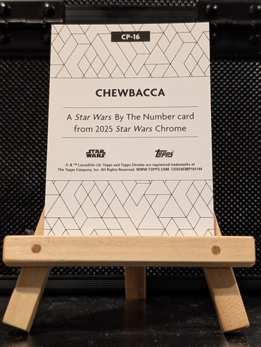 2025 Topps Chrome Star Wars By the Number Insert - You Pick, Complete Your Set! - Picture 21 of 29
