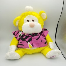 VINTAGE 1987 Fisher Price PUFFALUMP Plush WILD THING MONKEY, W/Hawaiian SHIRT