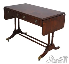 L65743: HEKMAN Yew Wood Drop Leaf Sofa Table