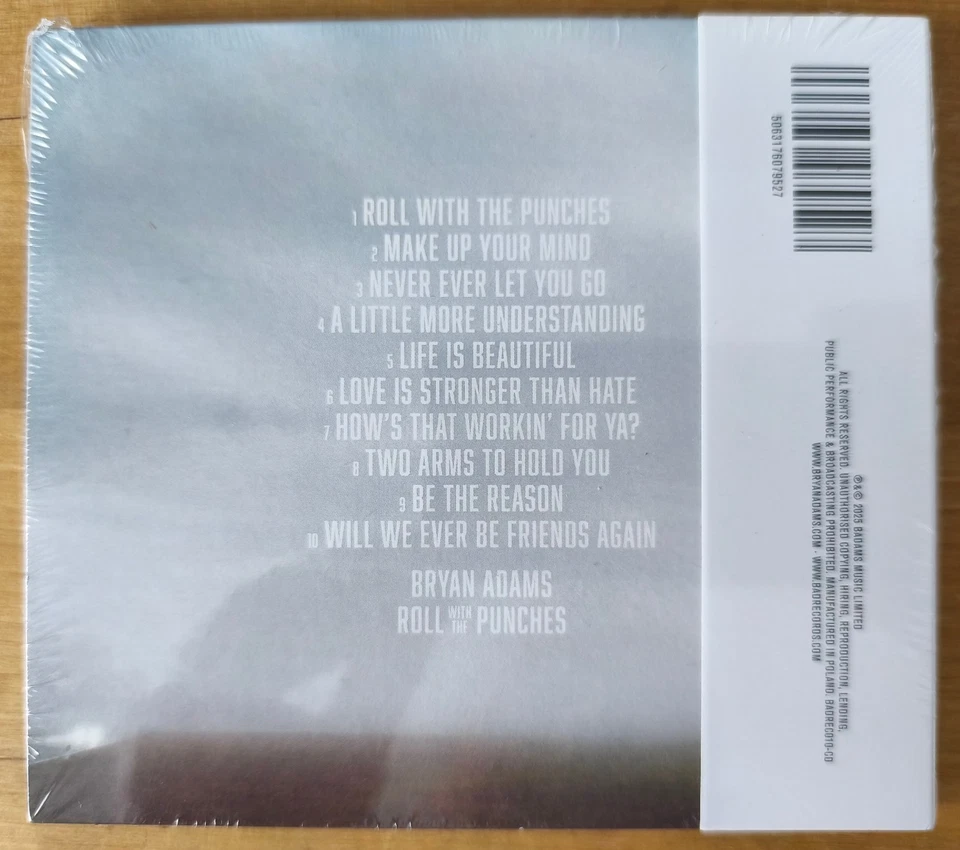 Bryan Adams - Roll With The Punches - CD Album Digipak NEW/SEALED - Image 2 of 2