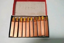 Toolmex Brazed Tipped Carbide Machinist Lathe Tool Bit 3/8" Shank AL6 C5 10pcs