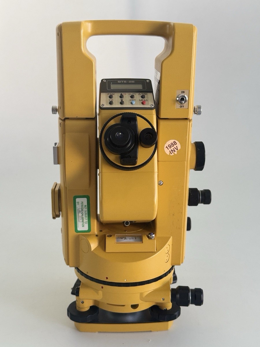TOPCON トータルステーション GTS-2B 三脚付き ケースあり Topcon GTS-2B Total Station ~ Case, Controller, & Accessories
