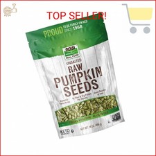NOW Foods, Pumpkin Seeds, Raw and Unsalted, Essential Fatty Acids, Rich in Iron,
