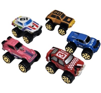 Lot Of 5 Micro Machines 1989 TURBO WHEELS Galoob Audi Merc Ferrari 308 Phantom