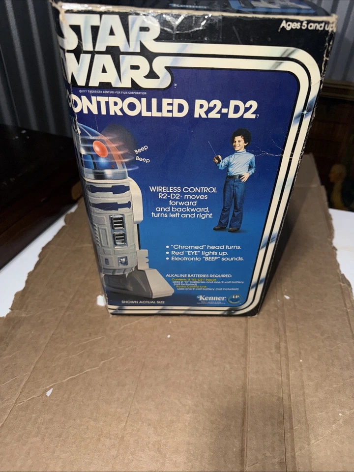 Kenner Star Wars 1978 de colección radiocontrolado R2-D2 nuevo en caja no funciona Foto 4 de 4