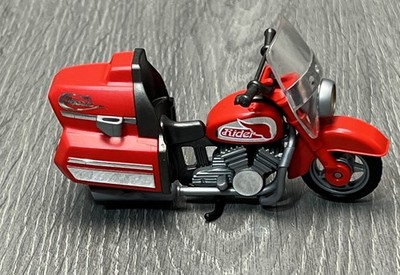 Playmobil 3062 Highway Rider Motorcycle Red Cruiser Action Figure Accessory