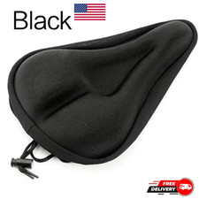 Soft Padded Bicycle Wide Seat Cover Gel Cushion Sporty For Mountain Bike Saddle