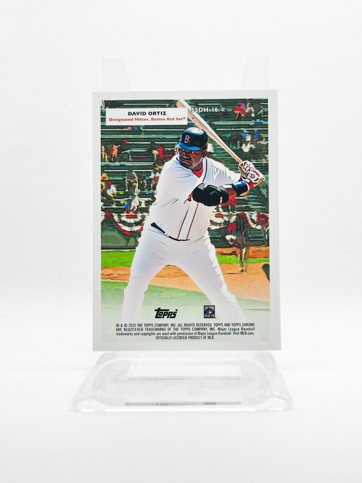 2025 Topps Chrome Platinum 1955 Topps Double Header Pedro Martinez David Ortiz view 2