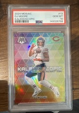 2024 Panini Mosaic - Kaleidoscopic D.J. Moore #13 PSA 10