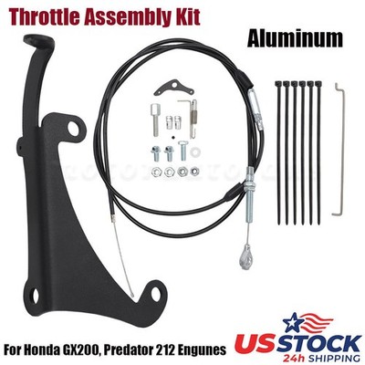 Billet Throttle Linkage Kit For Predator 212 Honda GX200 Ungoverned Engines