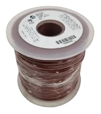 1000' Alpha 422607 BR001 26AWG Hook-Up Strand Wire Brown PVC 300V NEW